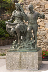 Obraz premium Statue in honor of the centenary of the New Reformation