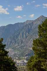 Andorra out of car window