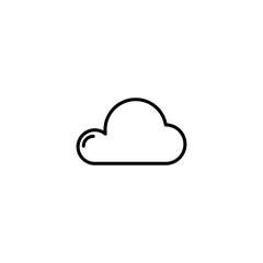 Obraz premium Cloud Icon Vector Design Template And Illustration