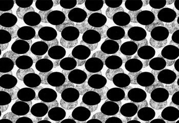 Rough, irregular texture composed of monochrome geometric elements. Overlay distressed grunge background. Abstract vector illustration. Isolated on white background. EPS10