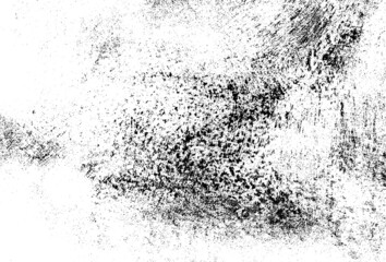 Rough black and white texture vector. Distressed overlay texture. Grunge background. Abstract textured effect. Vector Illustration. Black isolated on white background. EPS10