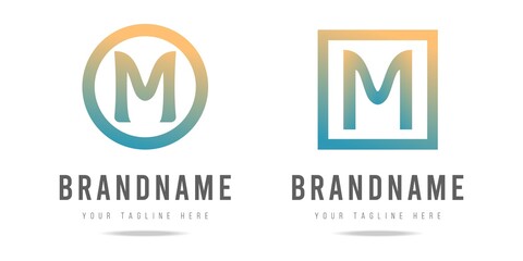 Abstract m logo letter for identity business company, design template minimalist emblem, vector initial icon, modern elegant font, minimalist element digital, engineering, innovation, technology.