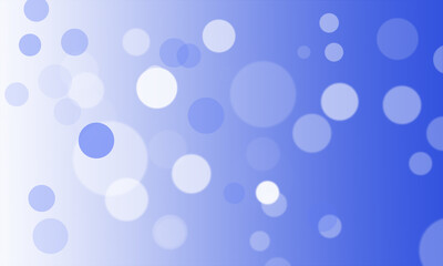 Bokeh background Blue and white