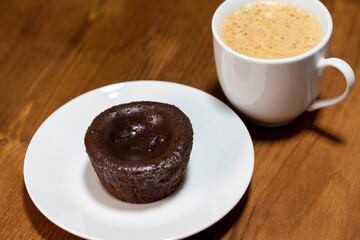 Coulant chocolate cake