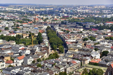 Obraz premium Krakow, city of Poland, Unesco World Heritage