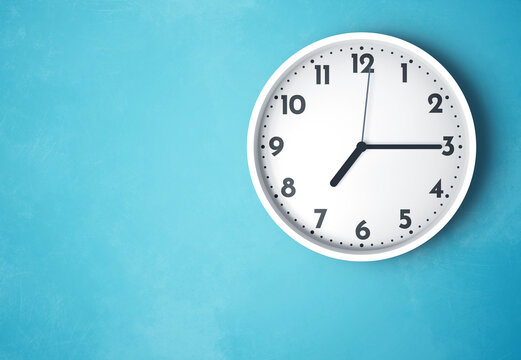 07:15 or 19:15 wall clock time Stock Photo | Adobe Stock