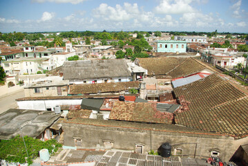 Vue sur la Ville de Morón et son architecture coloniale, Cuba