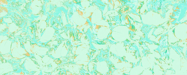 Fototapeta na wymiar Ice Flower Template. Blue Botany Backdrop. Azure Woman Design. Pastel Popular Presentation. Green Heaven Canva. Bright Multicolor Illustration. Orange Abstract Background.