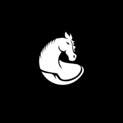 Vector mascot, cartoon of horse, 
Vector illustration icons and logo design elements - horse vector
