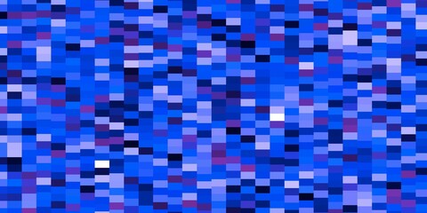 Dark Pink, Blue vector background with rectangles.