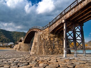 Kintaikyo Bridge in Yamaguchi, Japan
