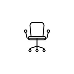 Fototapeta premium Office Chair Icon Vector Design Template