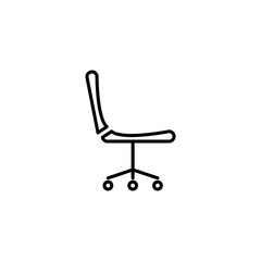 Office Chair Icon Vector Design Template