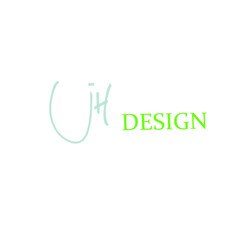 jH initial handwriting logo for identity 