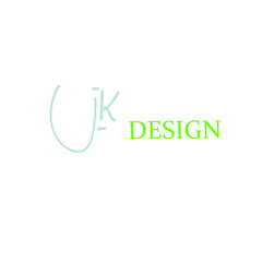 Obraz premium jK initial handwriting logo for identity 