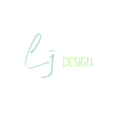 Lj initial handwritten logo for identity