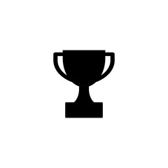 Trophy icon design logo vector template illustration