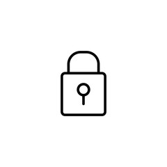 Lock Icon Design Vector Illustration