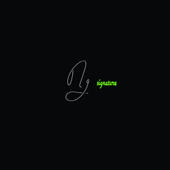 ng initial handwriting logo for identity