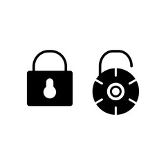 Lock Icon Design Vector Illustration