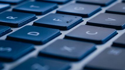 close up of keyboard