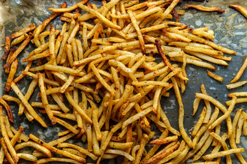 American French Fries Background