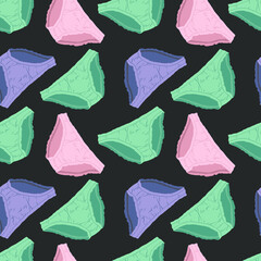 vector seamless pattern with underwear on a dark background. panties for printing on textiles