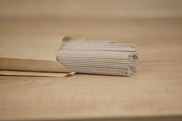 soba - buckwheat noodles (raw buckwheat noodles). soba noodles. food background