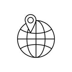 World globe icon vector design template