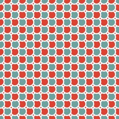 Simple pattern. Circle pattern. Seamless background. Fish scale pattern. Abstract geometric background in a marine theme. © Sudakarn