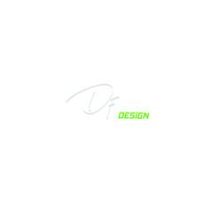 DF Initial Isolated Logo for Identity