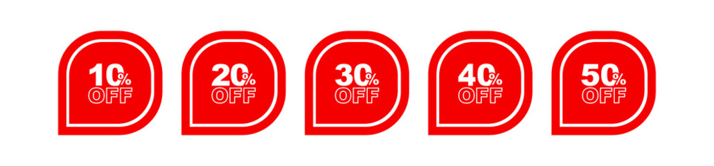 10,50%off sign on white background	
