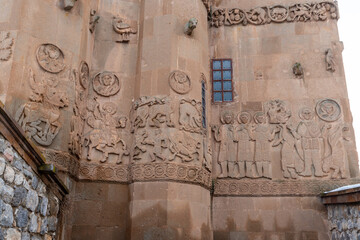 Akdamar island and surp church (Akdamar church) picture. Akdamar Adasi Van Turkey.