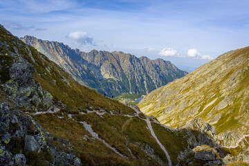 Obraz premium Dolina Pięciu Stawów Polskich - The Valley of the Five Polish Ponds. Tatra Mountains, Poland