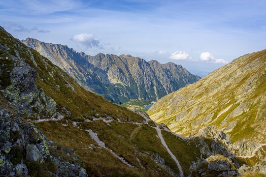 Dolina Pięciu Staw&oacute;w Polskich - The Valley of the Five Polish Ponds. Tatra Mountains, Poland