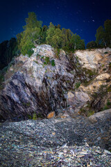 Birnam Slate Quarry - Torch Lite Photograph
