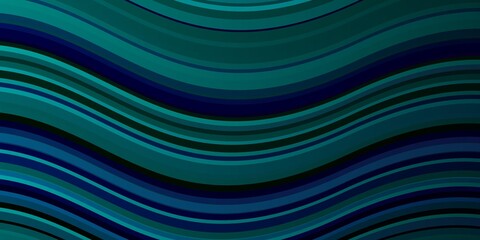 Light Blue, Green vector layout with curves.