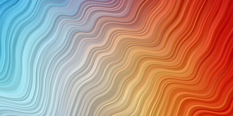 Light Blue, Red vector texture with circular arc.