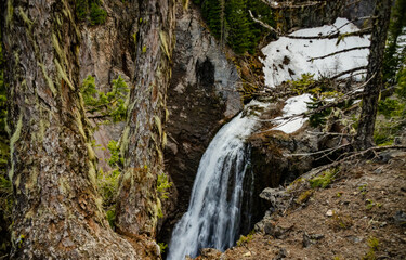 Clear Creek Falls, Wenatchee National Forest. Rainier National Park
