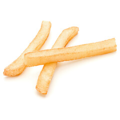 French Fried Potatoes isolated on white background