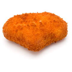 Crispy Chicken nuggets isolated on white background