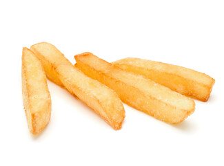 French Fried Potatoes isolated on white background