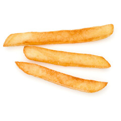 French Fried Potatoes isolated on white background