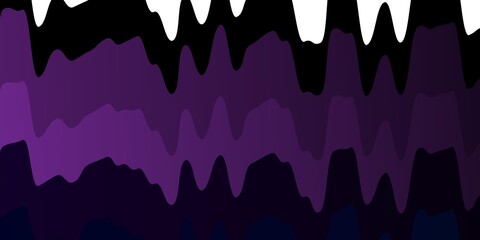 Dark Pink, Blue vector background with bent lines.
