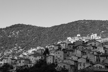 Scanno, Aquila, Abruzzo.  Scanno is an Italian town of 1 782 inhabitants located in the province of...