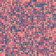 Fototapeta premium Abstract Geometric Pattern generative computational art illustration