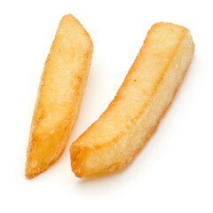 French Fried Potatoes isolated on white background