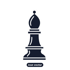 Chess icon. Chess Strategy symbol template for graphic and web design collection logo vector illustration