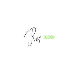 RM Initial Isolated Logo for Identity