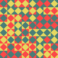 Abstract Geometric Pattern generative computational art illustration
